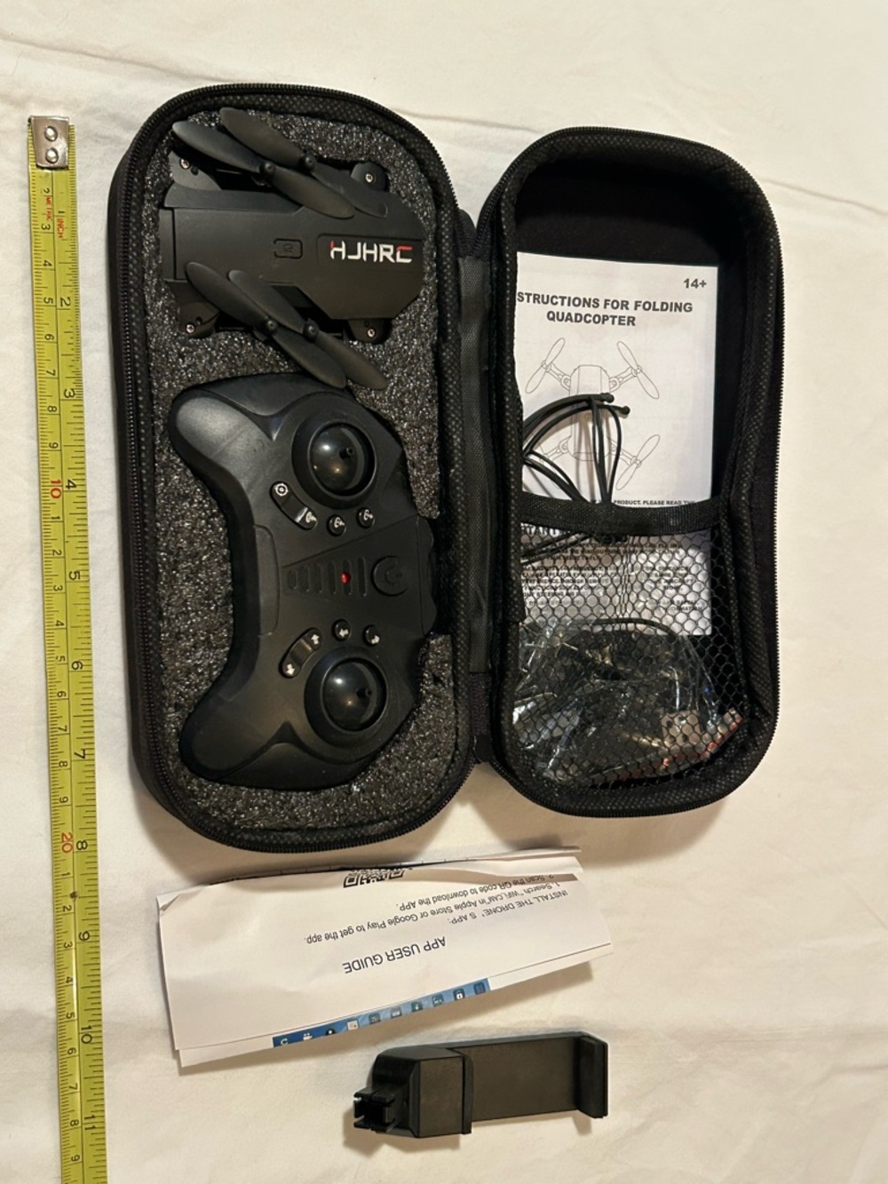 New Drone toy travel case folding quadcopter app gift HJHRC remove control kid